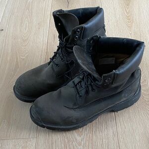 Timberland Black Leather Men's Boots